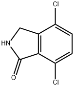 4,7-二氯-1-异吲哚啉-1-酮 结构式