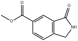 3-氧代异吲哚啉-5-甲酸甲酯 结构式