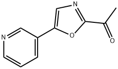 1-(5-PYRIDIN-3-YL-OXAZOL-2-YL)-ETHANONE 结构式