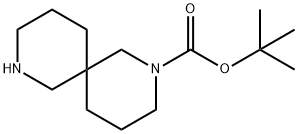 2,8-二氮杂螺[5.5]十一烷-2-甲酸叔丁酯 结构式