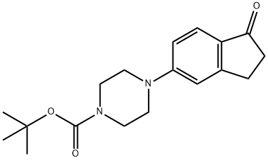 1-BOC-4-(1-OXO-INDAN-5-YL)-PIPERAZINE 结构式