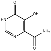 5,6-二羟基嘧啶-4-甲酰胺 结构式