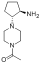 TRANS-2-(4-ACETYLPIPERAZIN-1-YL)CYCLOPENTANAMINE 结构式