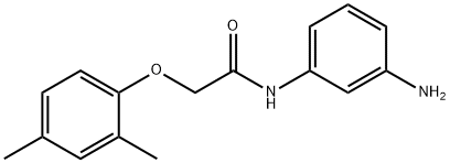 N-(3-Aminophenyl)-2-(2,4-dimethylphenoxy)acetamide 结构式