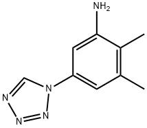 2,3-二甲基-5-(1H-四唑-1-基)苯胺 结构式