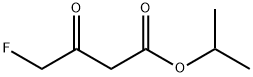 Butanoic  acid,  4-fluoro-3-oxo-,  1-methylethyl  ester 结构式