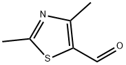 2,4-二甲基-1,3-噻唑-5-甲醛 结构式