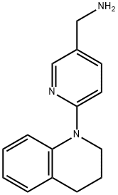 {6-[3,4-Dihydro-1(2H)-quinolinyl]-3-pyridinyl}methanamine 结构式