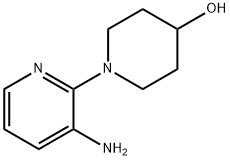 1-(3-胺吡啶-2-基)哌啶-4-醇 结构式