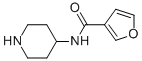 N-piperidin-4-yl-3-furamide 结构式