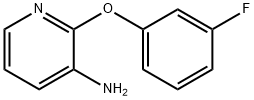 2-(3-fluorophenoxy)pyridin-3-amine 结构式