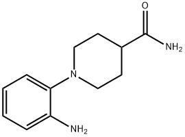 1-(2-氨基苯基)-4-哌啶甲酰胺 结构式