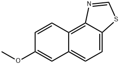 Naphtho[1,2-d]thiazole, 7-methoxy- (7CI) 结构式