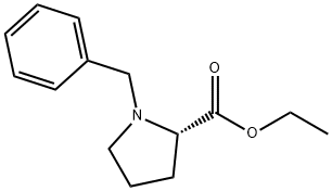 1-苄基-L-脯氨酸乙酯 结构式