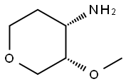 cis-4-aMino-3-(Methoxy)te... 结构式
