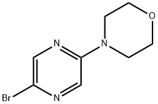 4-(5-溴-2-吡嗪)吗啉 结构式