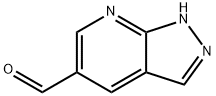 1H-吡唑并[3,4-B]吡啶-5-甲醛 结构式