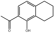 1-(1-羟基-5,6,7,8-四氢萘-2-基)乙酮 结构式