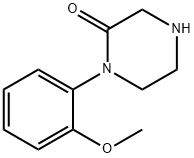 1-(2-METHOXYPHENYL)PIPERAZIN-2-ONE 结构式