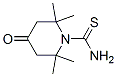 1-Piperidinecarbothioamide,  2,2,6,6-tetramethyl-4-oxo- 结构式