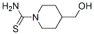 1-Piperidinecarbothioamide,  4-(hydroxymethyl)- 结构式