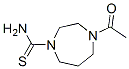 1H-1,4-Diazepine-1-carbothioamide,  4-acetylhexahydro- 结构式