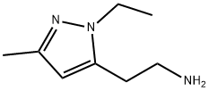 1H-Pyrazole-5-ethanamine,  1-ethyl-3-methyl- 结构式