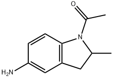 1-(5-氨基-2-甲基-2,3-二氢-吲哚-1-基)-乙酮 结构式