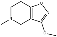 Isoxazolo[4,5-c]pyridine, 4,5,6,7-tetrahydro-3-methoxy-5-methyl- (9CI) 结构式