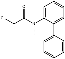 N-(biphenyl-2-yl)-2-chloro-N-methylacetamide 结构式