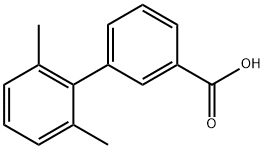 2,6-DIMETHYLBIPHENYL-3-CARBOXYLIC ACID 结构式