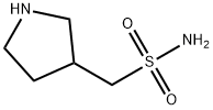 吡咯烷-3-基甲磺酰胺 结构式