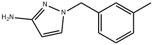 1-(3-methylbenzyl)-1H-pyrazol-3-amine(SALTDATA: FREE) 结构式