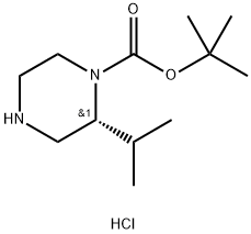 (R)-tert-Butyl 2-isopropylpiperazine-1-carboxylate hydrochloride