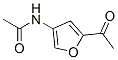 N-(5-乙酰基-3-呋喃基)-乙酰胺 结构式