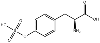 (S)-2-氨基-3-(4-(磺氧基)苯基)丙酸 结构式