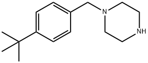 1-(4-叔丁基苄基)哌嗪 结构式