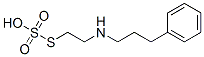 Thiosulfuric acid hydrogen S-[2-[(3-phenylpropyl)amino]ethyl] ester 结构式