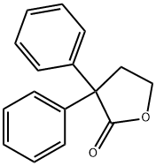 α,α-二苯基-γ-丁内酯 结构式