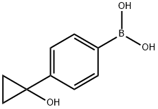 B-[4-(1-HYDROXYCYCLOPROPYL)PHENYL]-BORONIC ACID 结构式