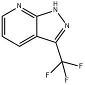 3-(三氟甲基)-1H-吡唑并[3,4-B]吡啶 结构式