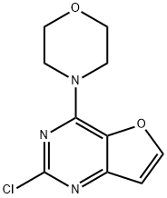 2-氯-4-N-吗啉基呋喃[3,2-D]嘧啶 结构式