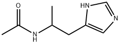 Acetamide,  N-[2-(1H-imidazol-5-yl)-1-methylethyl]- 结构式