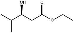 (S)-ETHYL 3-HYDROXY-4-METHYLPENTANOATE 结构式