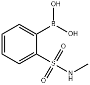 2-(N-甲基磺酰氨基)苯硼酸 结构式