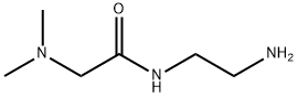 N-(2-氨基乙基)-2-(二甲氨基)乙酰胺 结构式