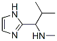 1H-Imidazole-2-methanamine,  N-methyl--alpha--(1-methylethyl)- 结构式
