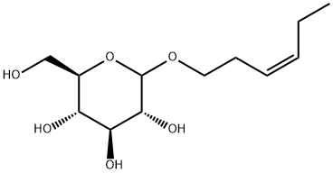 3-hexenyl-beta-glucopyranoside 结构式