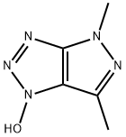 Pyrazolo[3,4-d]-1,2,3-triazole,  1,4-dihydro-1-hydroxy-4,6-dimethyl- 结构式