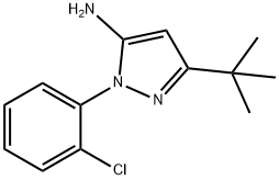 5-叔丁基-2-(2-氯-苯基)-2H-吡唑-3-胺 结构式